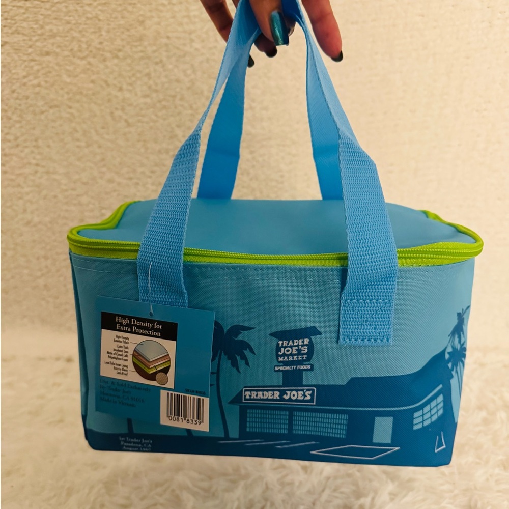 Trader Joe's Blue Tote Bag